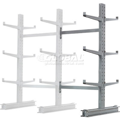 Global Industrial™ Double Side Cantilever Rack Add-On, lèvre 2 », 48"Lx54"Dx72"H