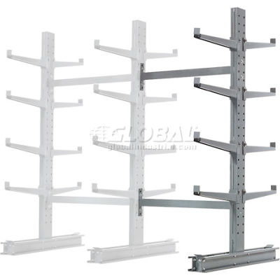 Global Industrial™ Double Side Cantilever Rack Add-On, lèvre 2 », 48"Lx54"Dx96"H