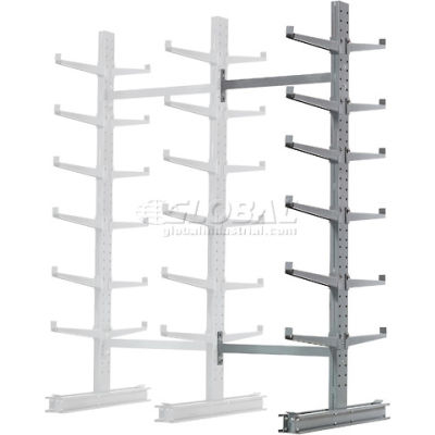 Global Industrial™ Double Side Cantilever Rack Add-On, lèvre 2 », 72"Lx78"Dx120"H