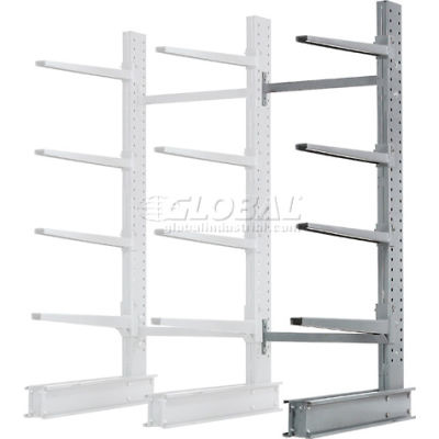 Global Industrial™ Single Side Cantilever Rack Add-On, 48"Lx38"Dx96"H