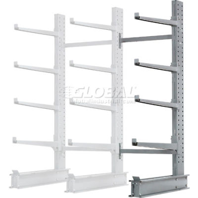 Global Industrial™ Single Side Cantilever Rack Add-On, lèvre 2 », 48"Lx38"Dx96"H