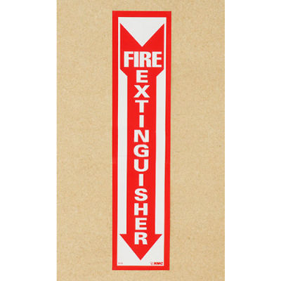 Fire Extinguisher Sign - Vertical - Vinyl