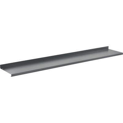 Global Industrial Cantilever Upper Steel Shelf For Bench Uprights - 72"W x 12"D - Gray