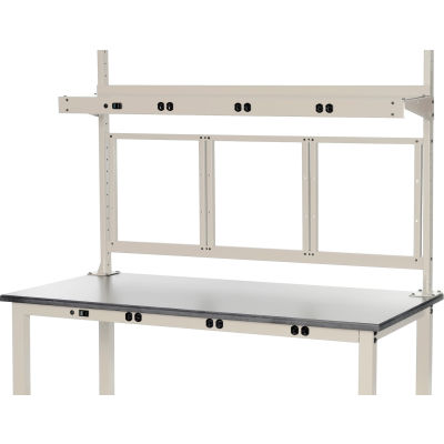 Global Industrial™ Panel Mounting Kit for 60"W Bench - Beige