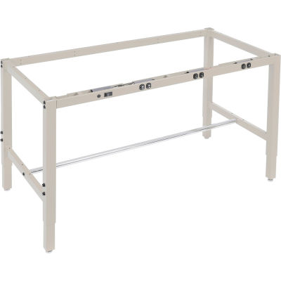Global Industrial 60"W x 30"D Workbench Frame w/ Electric-Tan
