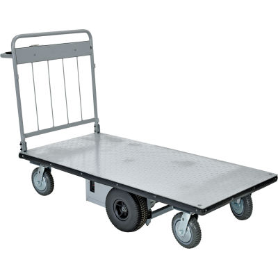 Mid-Axle Drive Motorized Electric Platform Truck EMHC-2860-1 1500 Lb Cap.