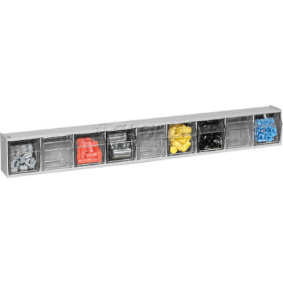 Astuce de quantique sur stockage Bin QTB309 - 9 compartiments gris