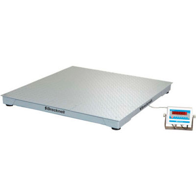 Brecknell 48 "x 48" Low Profile palette numérique échelle 5 000 lb x 1 lb