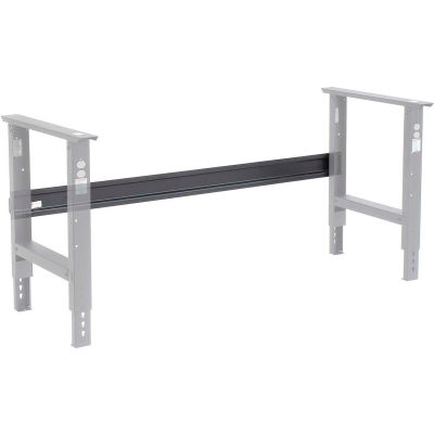Global Industrial™ Workbench Steel Stringer pour C Channel Adj Leg & Fixed Height, 72 « W, Noir
