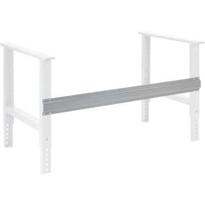 Global Industrial Workbench Steel Stringer For C Channel Adj Leg & Fixed Height, 48"W, Gray