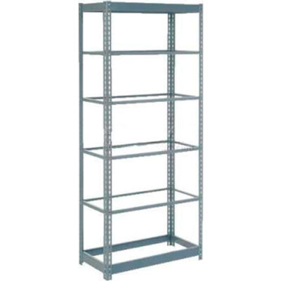Global Industrial™ Heavy Duty Shelving 36"W x 24"D x 96"H With 6 Shelves - No Deck - Gray