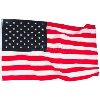3' x 5' Bulldog® coton U.S. Flag avec bandes cousues & étoiles brodées