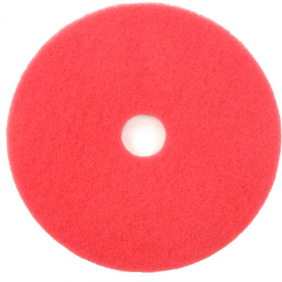 Global Industrial™ 17 » Buffing Pad, Rouge, 5 par cas