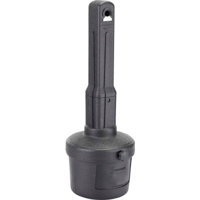 Global Industrial Outdoor Ashtray, 1-1/2 Gallon, Black