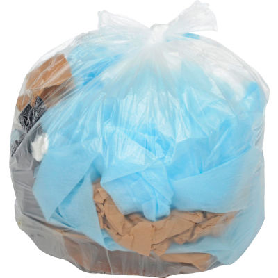 Sacs à ordures Global Industrial™, légers, naturels - 7 à 10 gallons, 0,23 mil, 1000 sacs/boîte