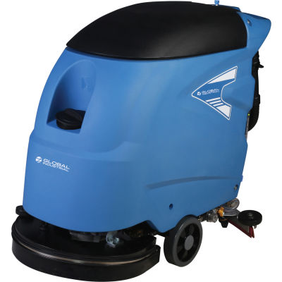 Global Industrial™ Electric Walk-Behind Auto Floor Scrubber 20" Cleaning Path - Corded