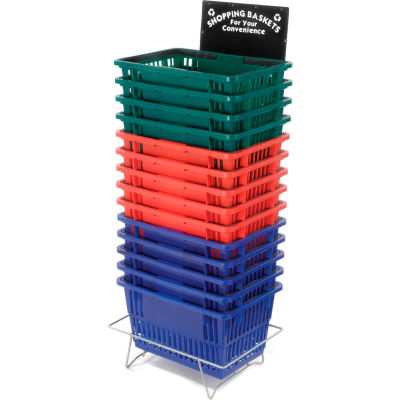 Good L ® Shopping Basket Stand with Black Sign