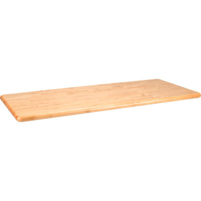 Global Industrial ADA Locker Room Bench Top, Hardwood, 48"W x 20"D x 1-1/4"Thick
