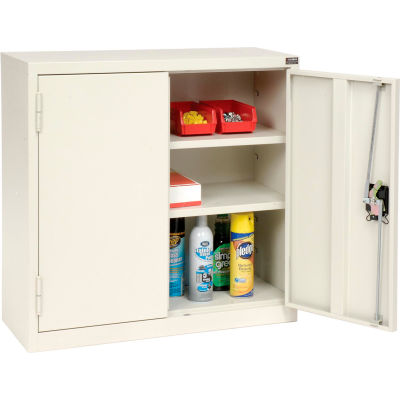 Armoire de rangement murale industrielle™ Global, 30 po L x 12 po l x 30 po H, assemblée, blanche