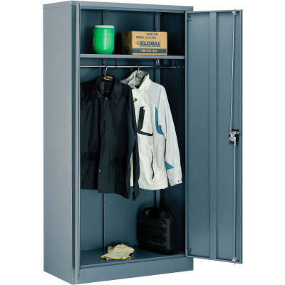 Global Industrial™ Armoire Cabinet Easy Assembly 36x18x72 Gris