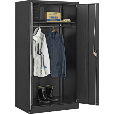 Global Industrial™ Armoire Cabinet Easy Assembly 36x24x72 Noir