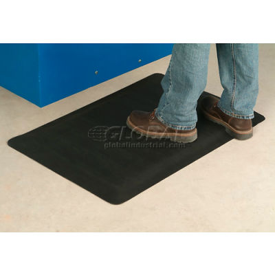 Apache Mills Invigorator Corrugated Safety Mat 1/2" Thick 2' x Up to 75' Black