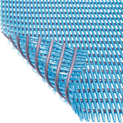 Durable Corporation Grease & Chemical Resistant Drainage Mat 3' x Up to 40' Blue