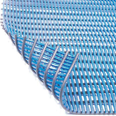 NoTrax® Safety Grid™ Drainage Mat 1/2" Thick 3' x Up to 40' Blue