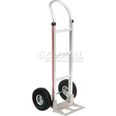 Magliner® Aluminum Hand Truck Curved Handle Pneumatic Wheels