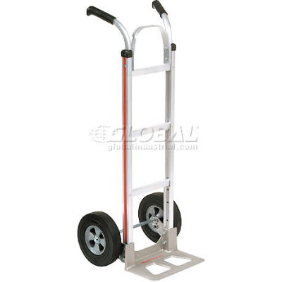 Magliner® Aluminum Hand Truck Double Handle Semi-Pneumatic Wheels