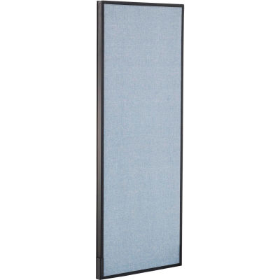 Interion® Office Partition Panel, 24-1/4"W x 60"H, Blue