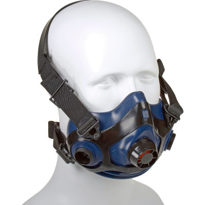 Honeywell RU8800 Half Mask, Triple Flange Silicone Half Mask, Taille Moyenne/Grande