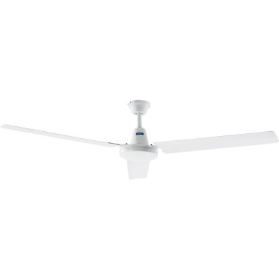 Global Industrial™ Ventilateur de plafond industriel 60 », 4 vitesses, 9150 CFM, 120V, blanc