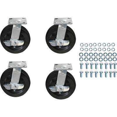 Kit de roulettes de rechange 8 » x 2 » pour grues à portique industriel™ Global, ensemble de 4