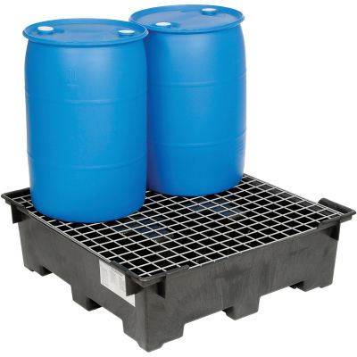 Global Industrial™ Spill Containment Sump with Wire Deck