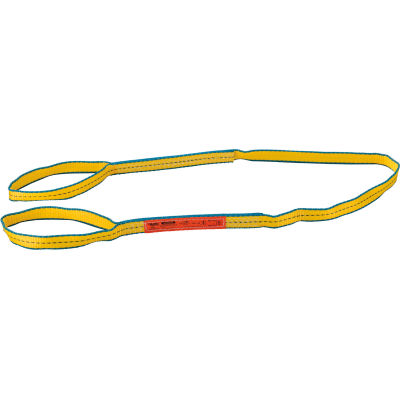 Global Industrial™6 Ft LX1"W Eye&Eye Polyester Web Sling-3200/1600/1280 Lbs Capacity