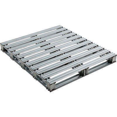 Global Industrial™ Galvanized Steel Pallet - 48"L x 42"W x 4-3/4"H