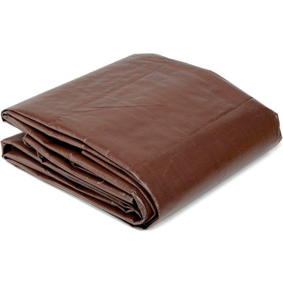 Bâche brune ultrarésistante Global Industrial™ 40 x 60 pi, 8 oz