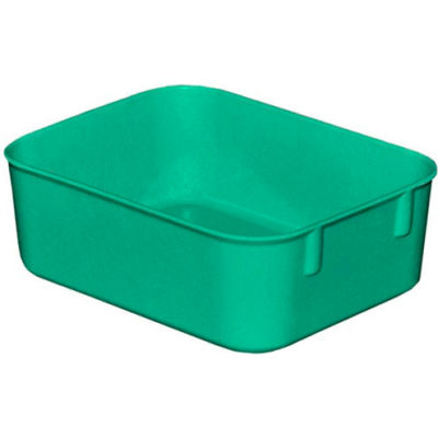 Molded Fiberglass Toteline Nesting Tote 921108 - 6-1/8 "L x 4-7/8"W x 2-1/8"H, Green
