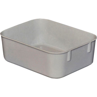 Molded Fiberglass Toteline Nesting Tote 921108 - 6-1/8 "L x 4-7/8"W x 2-1/8"H, Gray - Pkg Qty 10