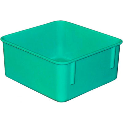 Molded Fiberglass Toteline Nesting Tote 923108 - 9-3/4"L x 9-1/4"W x 4-1/2"H, Green