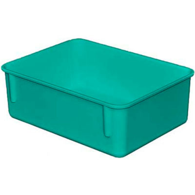Molded Fiberglass Toteline Nesting Tote 920108 - 11-3/4"L x 8-3/4"W x 4-1/8"H, Green