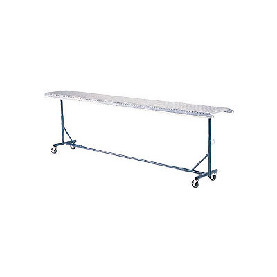 Omni Metalcraft Portable Castered Conveyor Support 12"W PTST9.75-23-39-10