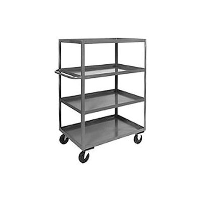 Jamco Shelf Truck w/4 Shelves, 3000 lb. Capacity, 48"L x 24"W x 60"H, Gray