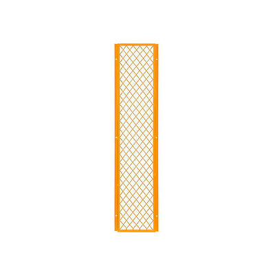 Panneau de séparation de clôture en fil de fer industriel™ de machines mondiales, 1'W, jaune