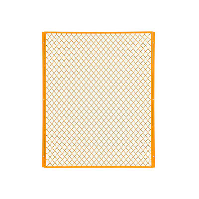 Global Industrial Machinery Wire Fence Partition Panel, 4'W, Yellow