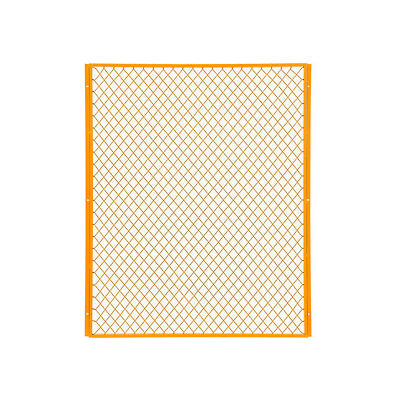Panneau de séparation de clôture en fil de fer industriel™ de machines mondiales, 4'W, jaune