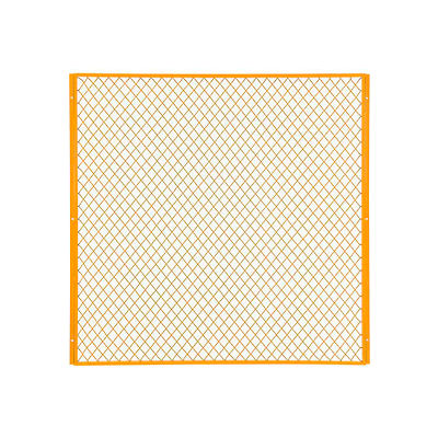 Global Industrial™ Machinery Wire Fence Partition Panel, 5'W, Yellow
