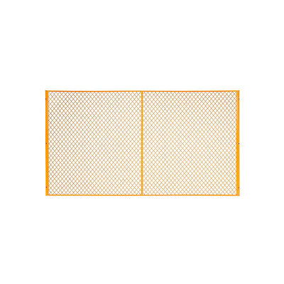 Global Industrial™ Machinery Wire Fence Partition Panel, 9'W, Yellow