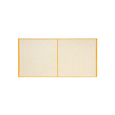Global Industrial™ Machinery Wire Fence Partition Panel, 10'W, Yellow